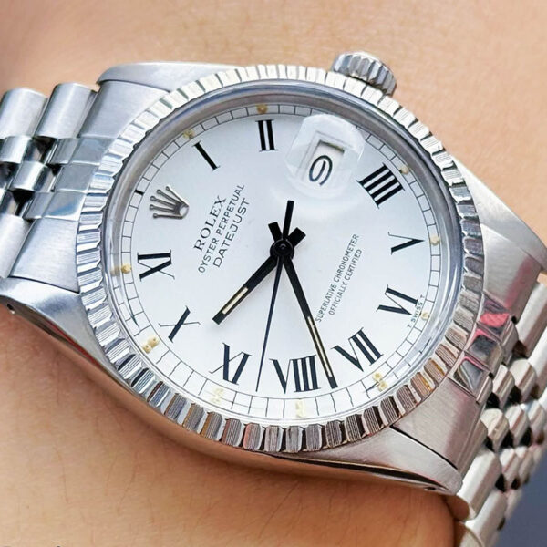 Rolex Datejust 16030 White Buckley Dial