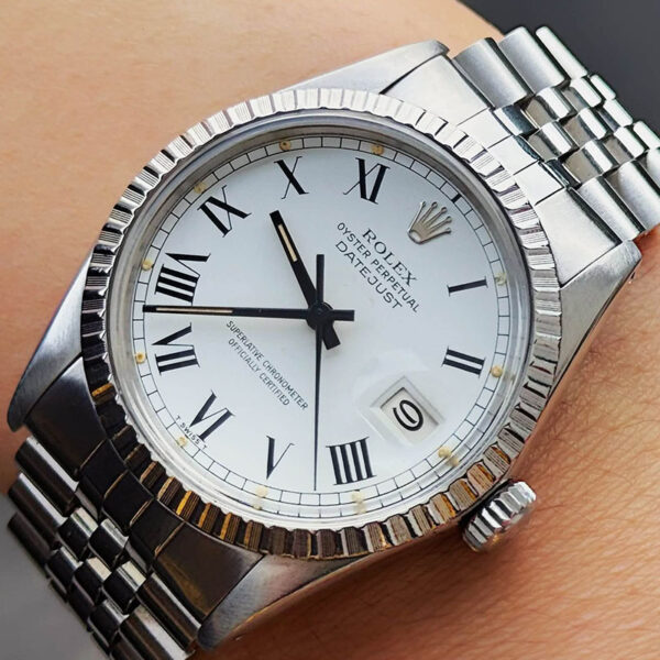 Rolex Datejust 16030 White Buckley Dial